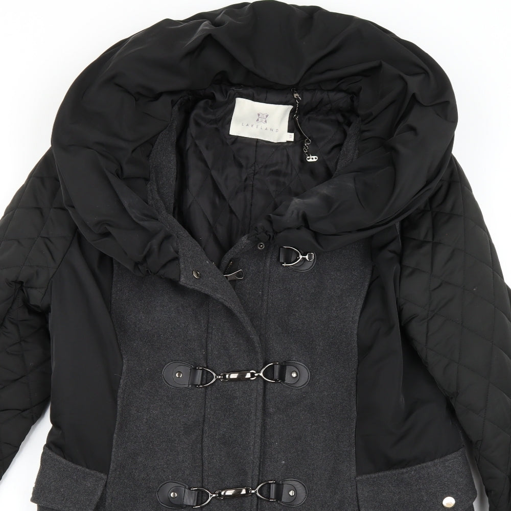 Landsend Womens Grey   Jacket Coat Size 18