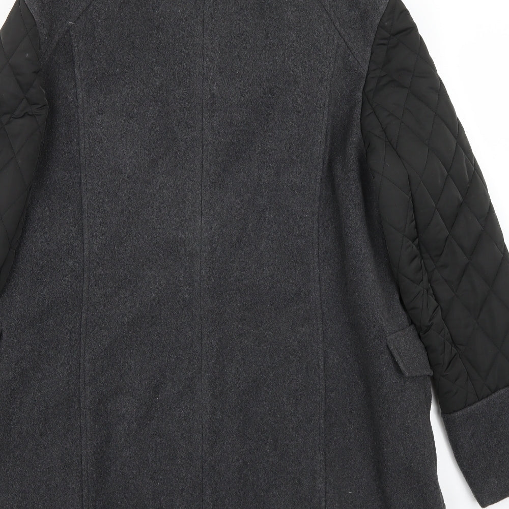 Landsend Womens Grey   Jacket Coat Size 18