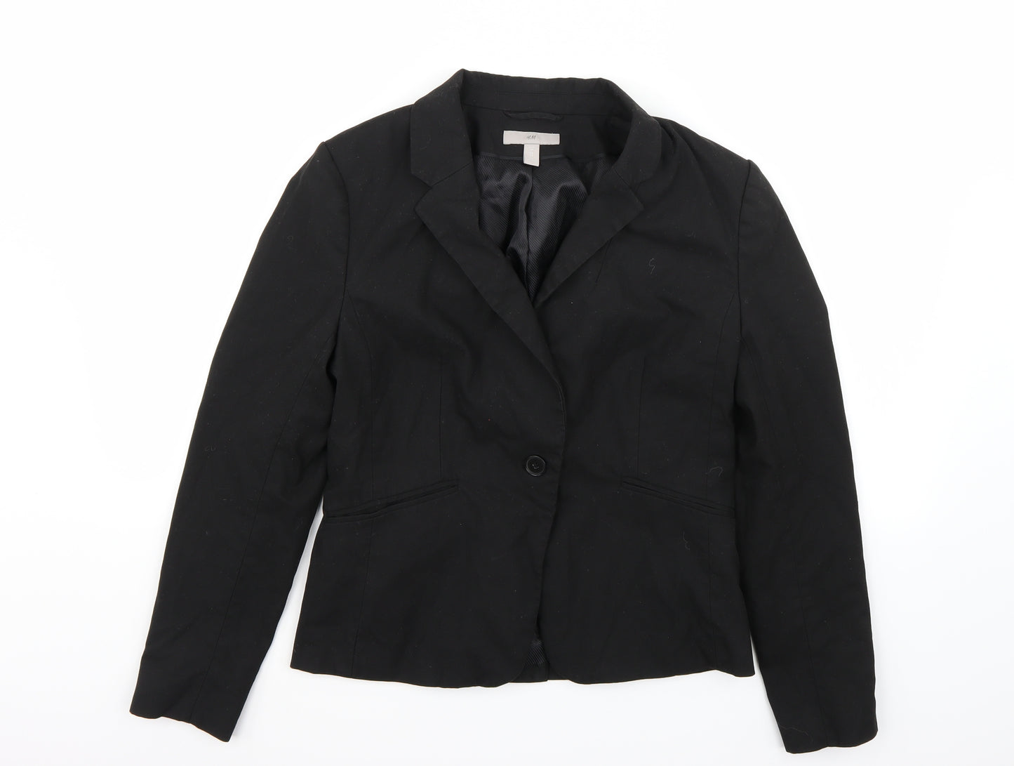 H&M Womens Black   Jacket Blazer Size 12