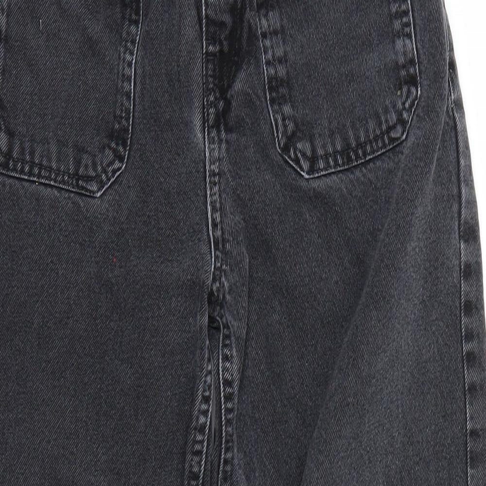 Zara Womens Black   Cropped Jeans Size 10 L20 in