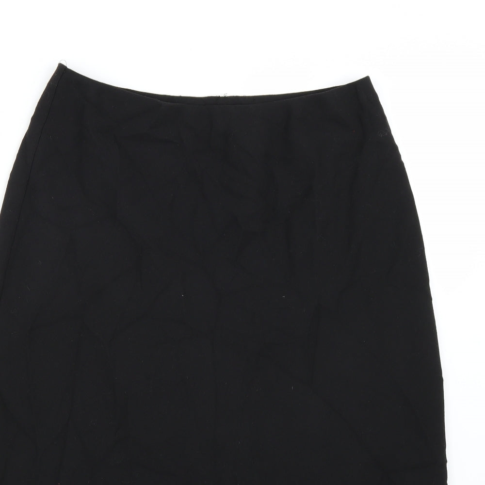 Marks and Spencer Womens Black   A-Line Skirt Size 16