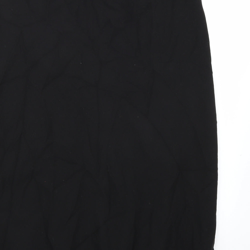Marks and Spencer Womens Black   A-Line Skirt Size 16