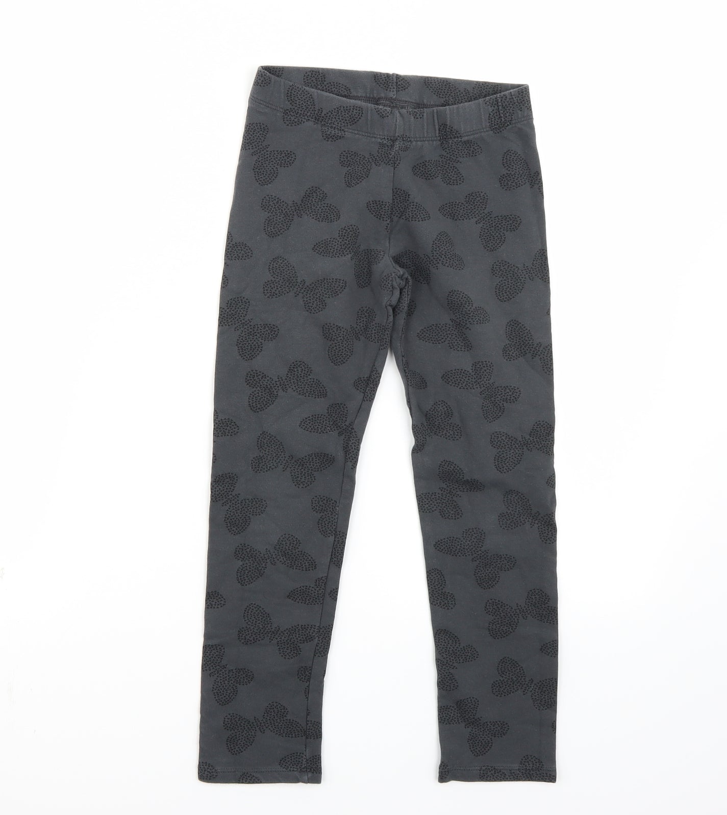 H&M Girls Grey   Jegging Trousers Size 8 Years