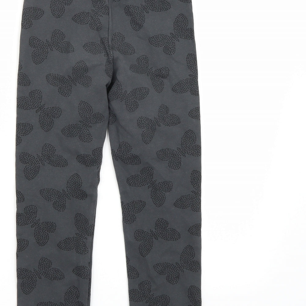 H&M Girls Grey   Jegging Trousers Size 8 Years