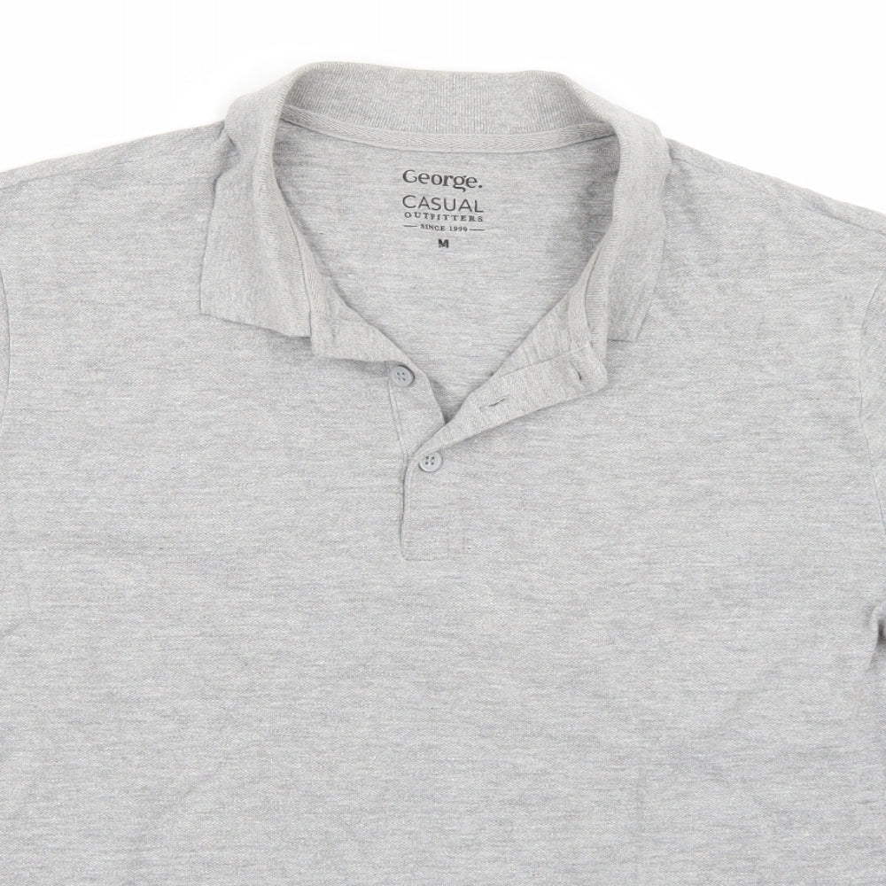 George Mens Grey    Polo Size M