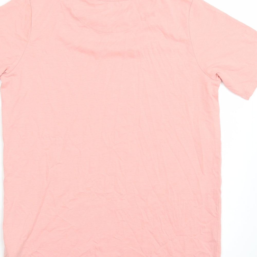 Marks and Spencer Girls Pink   Basic T-Shirt Size 14 Years