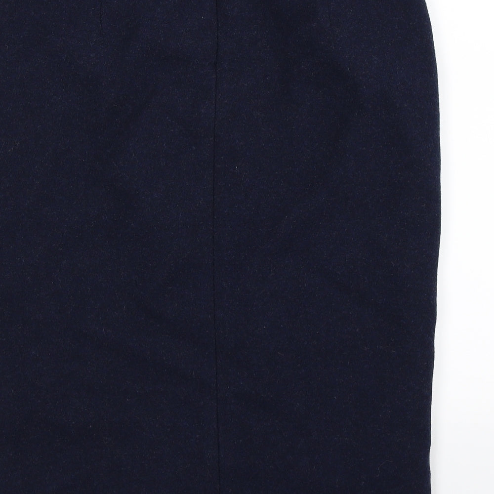 Zara Womens Blue   Straight & Pencil Skirt Size S