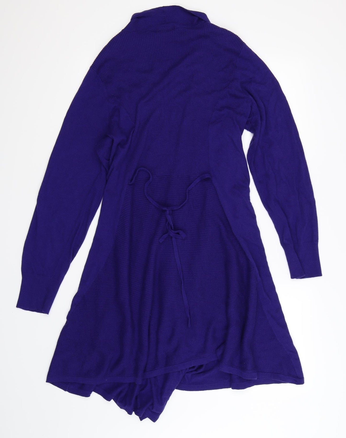 Wallis Womens Blue  Knit Cardigan Jumper Size XL