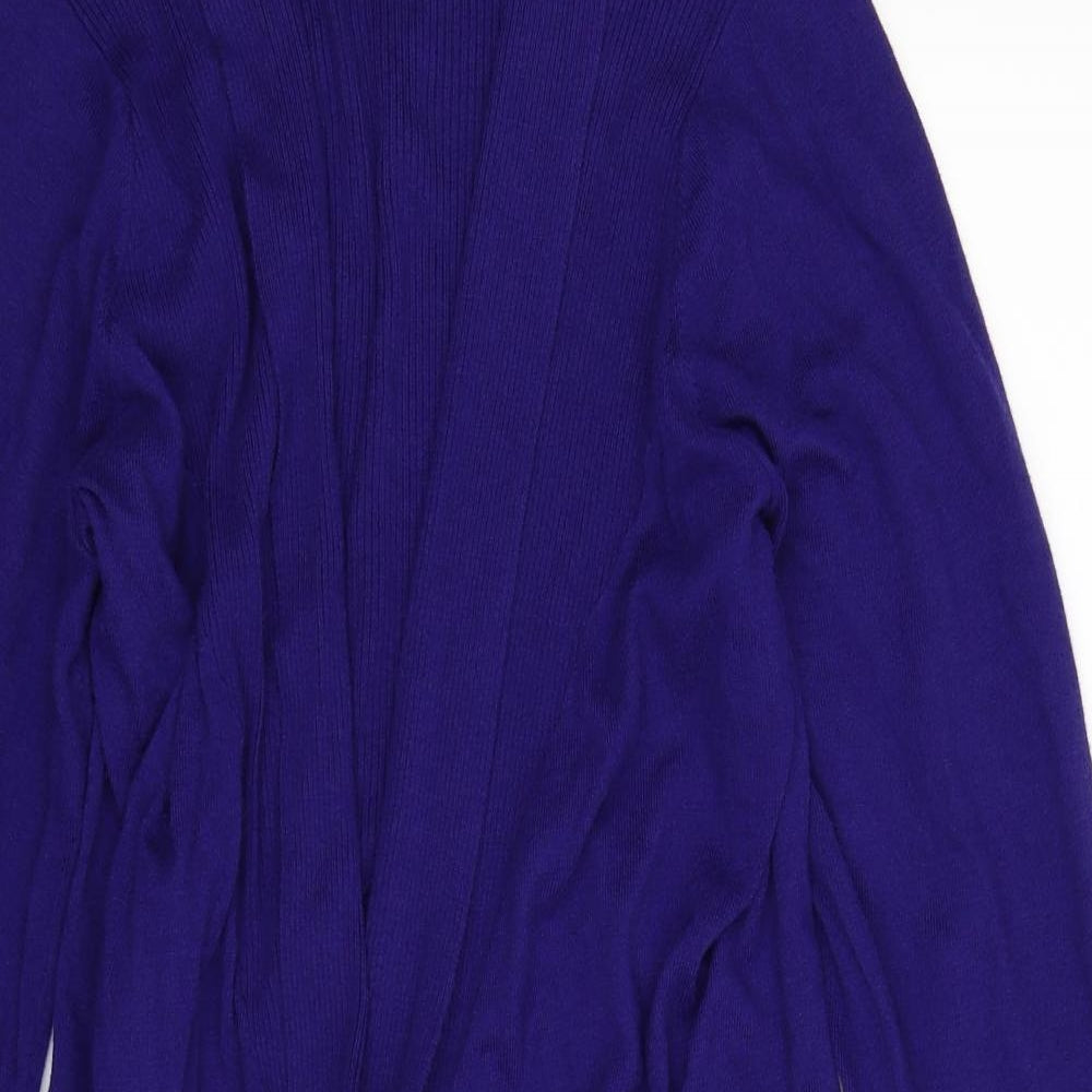Wallis Womens Blue  Knit Cardigan Jumper Size XL