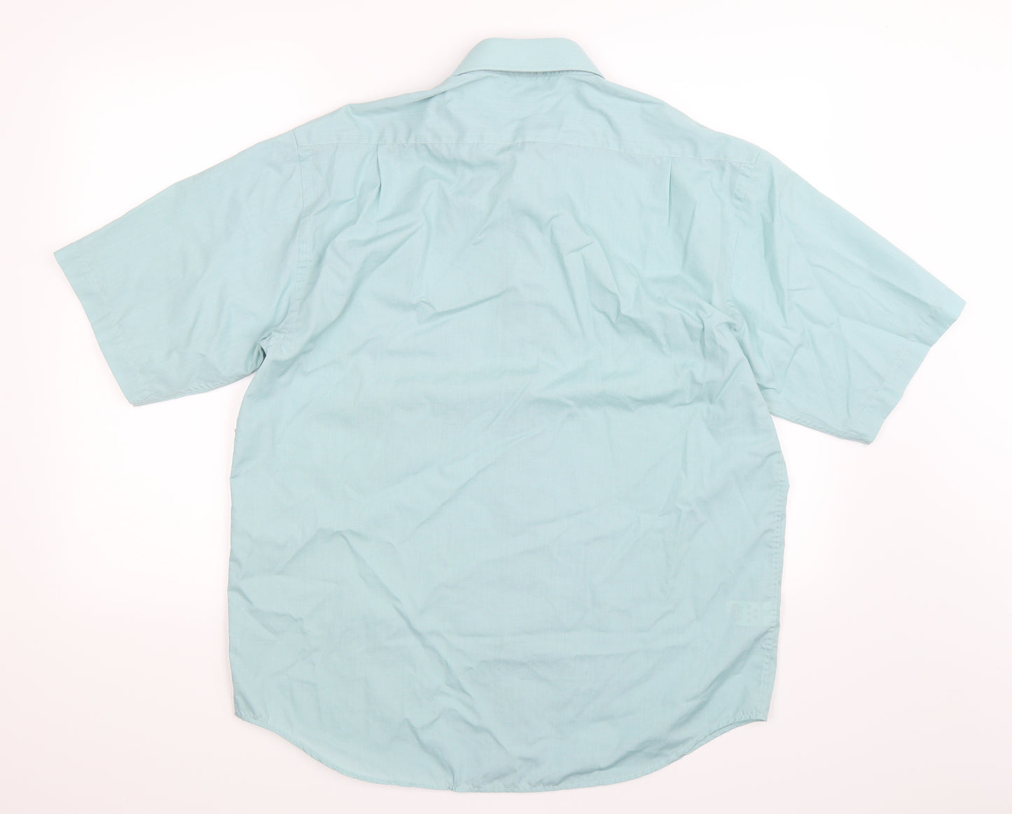 Simon Taylor Mens Green    Dress Shirt Size 16