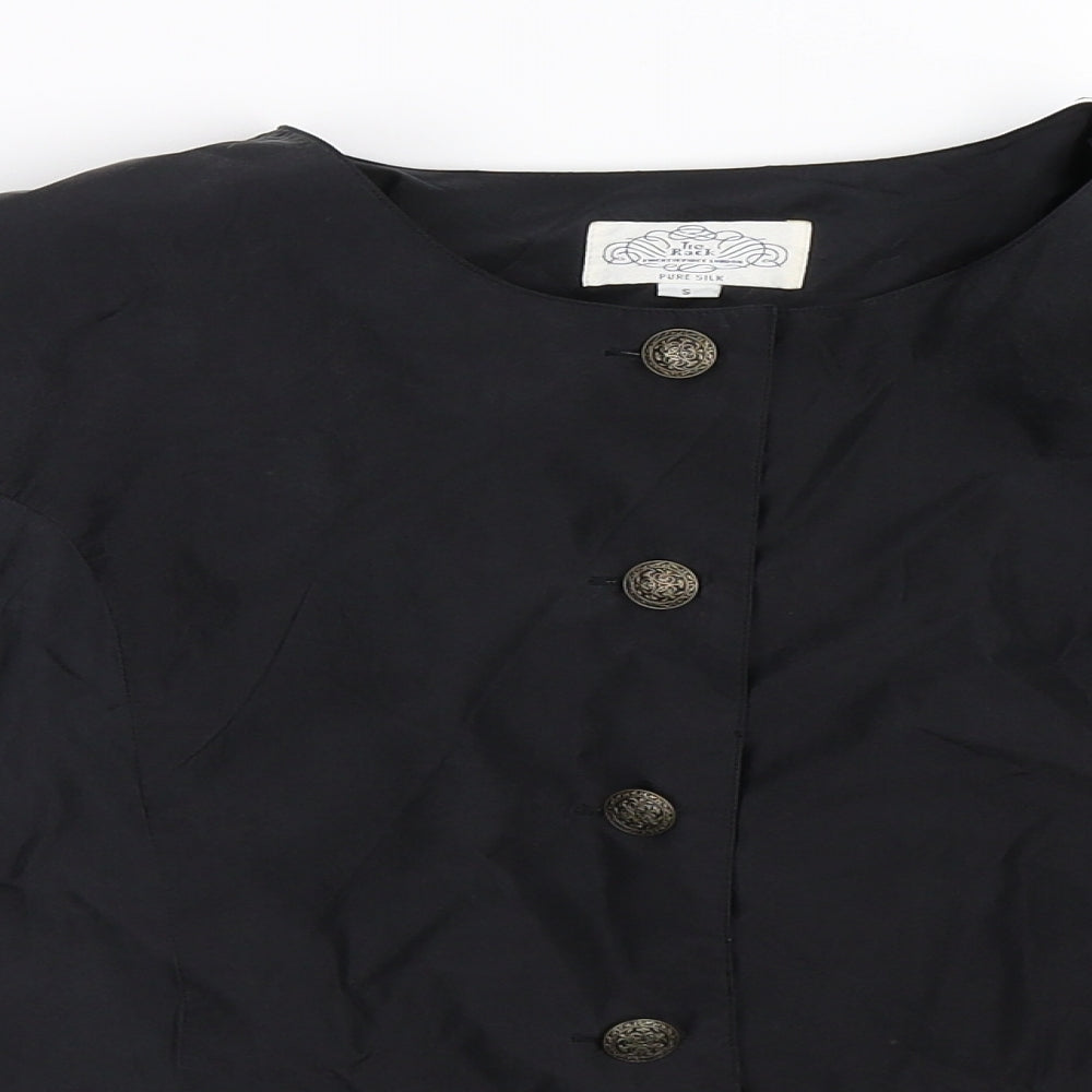 Tie Rack Womens Black   Jacket Blazer Size S