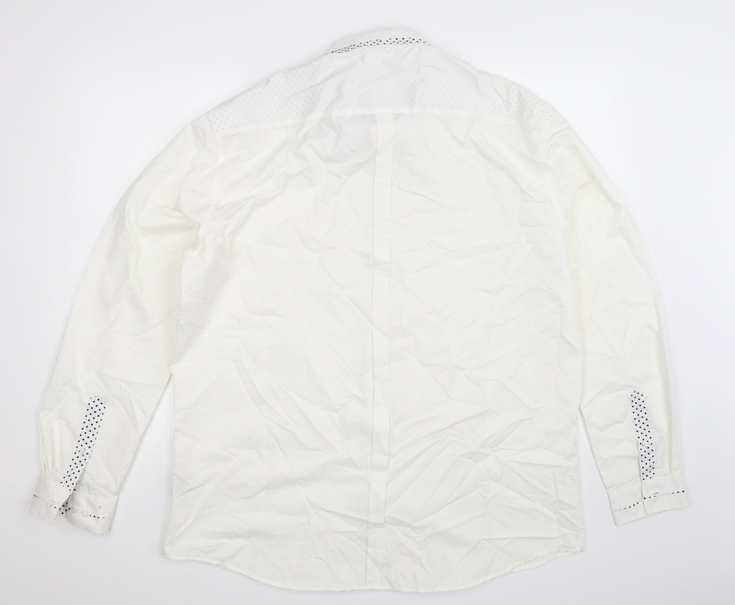Gabriel Moon Mens White    Dress Shirt Size 3XL