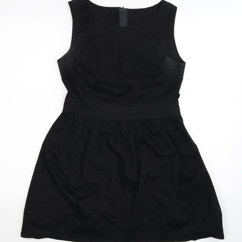 GLASSONS Womens Black   Fit & Flare  Size 10