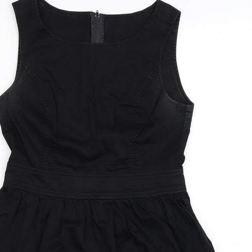 GLASSONS Womens Black   Fit & Flare  Size 10