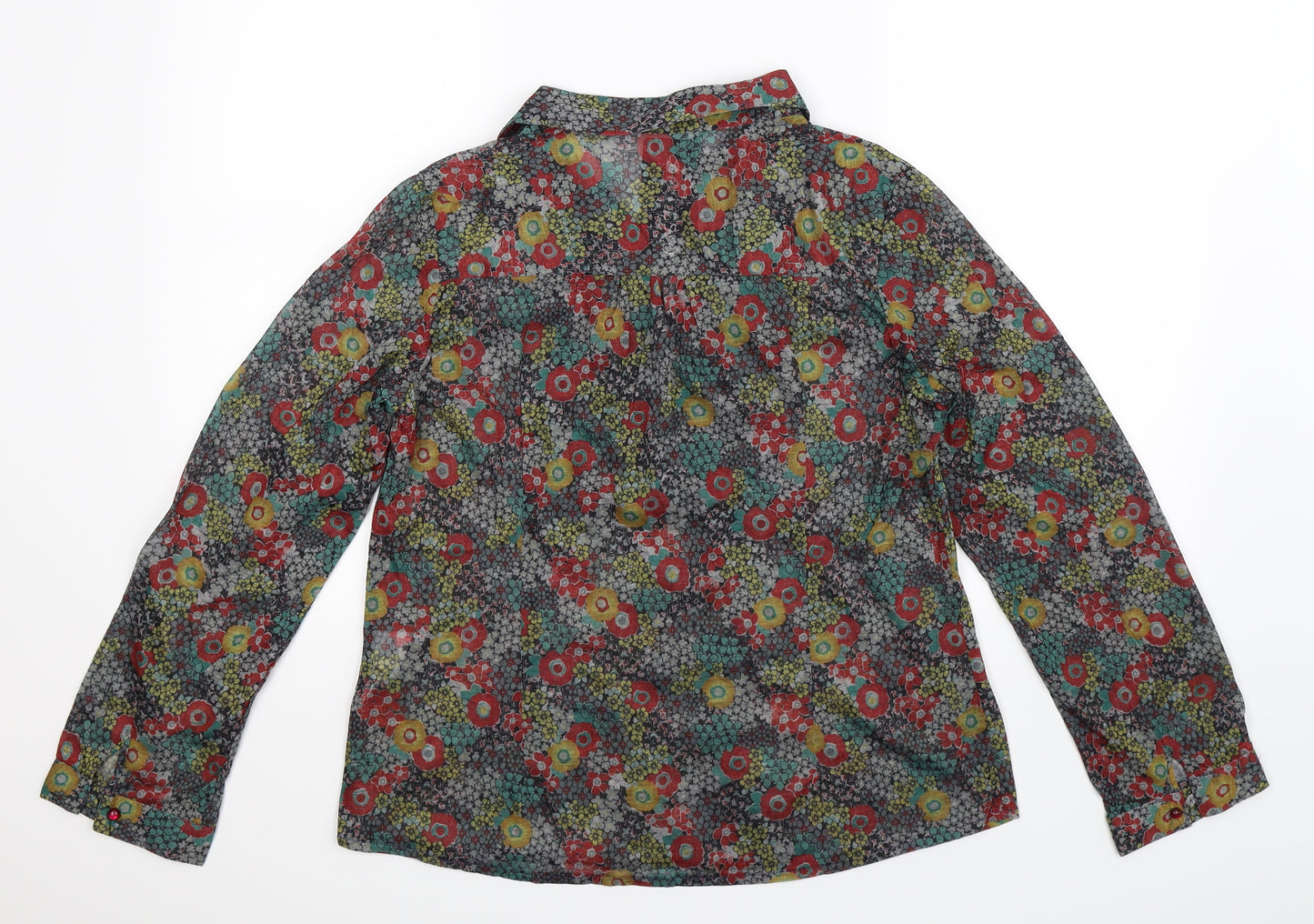 Zoteno Womens Multicoloured Floral  Basic Blouse Size XL