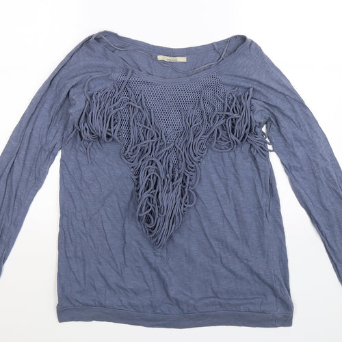 Zara Womens Blue   Pullover Sweatshirt Size M
