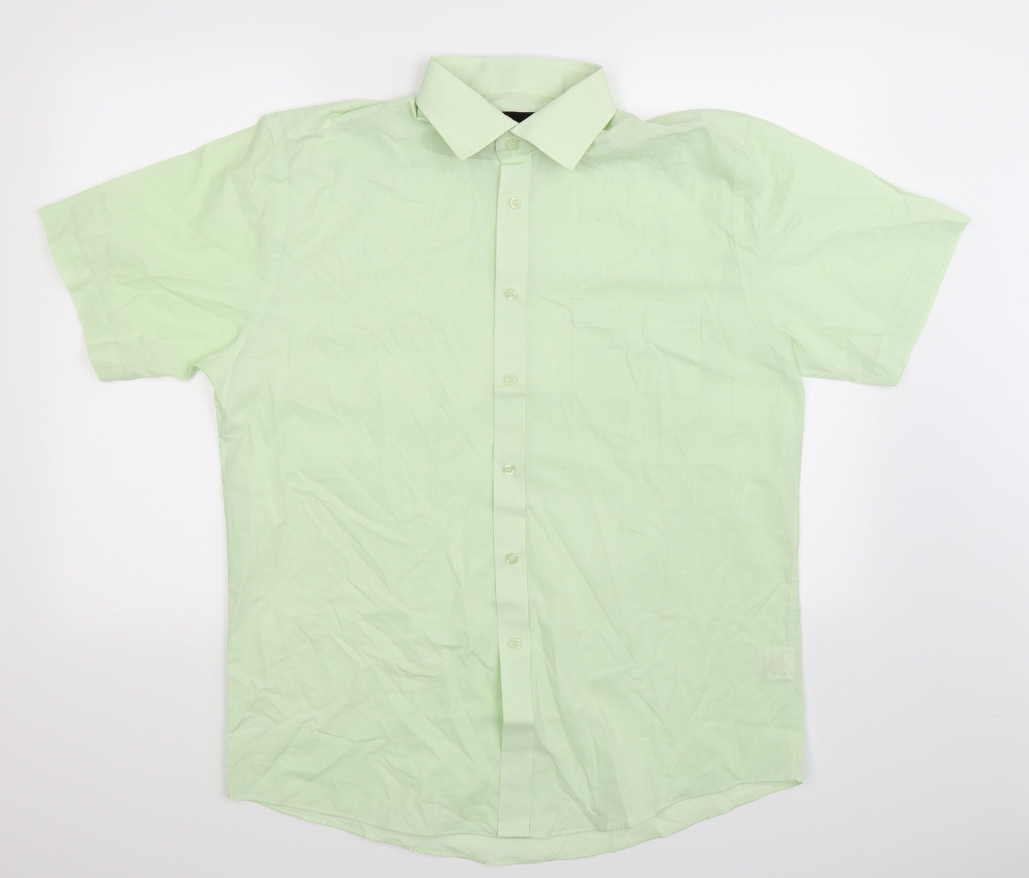 Matalan Mens Green    Dress Shirt Size 16