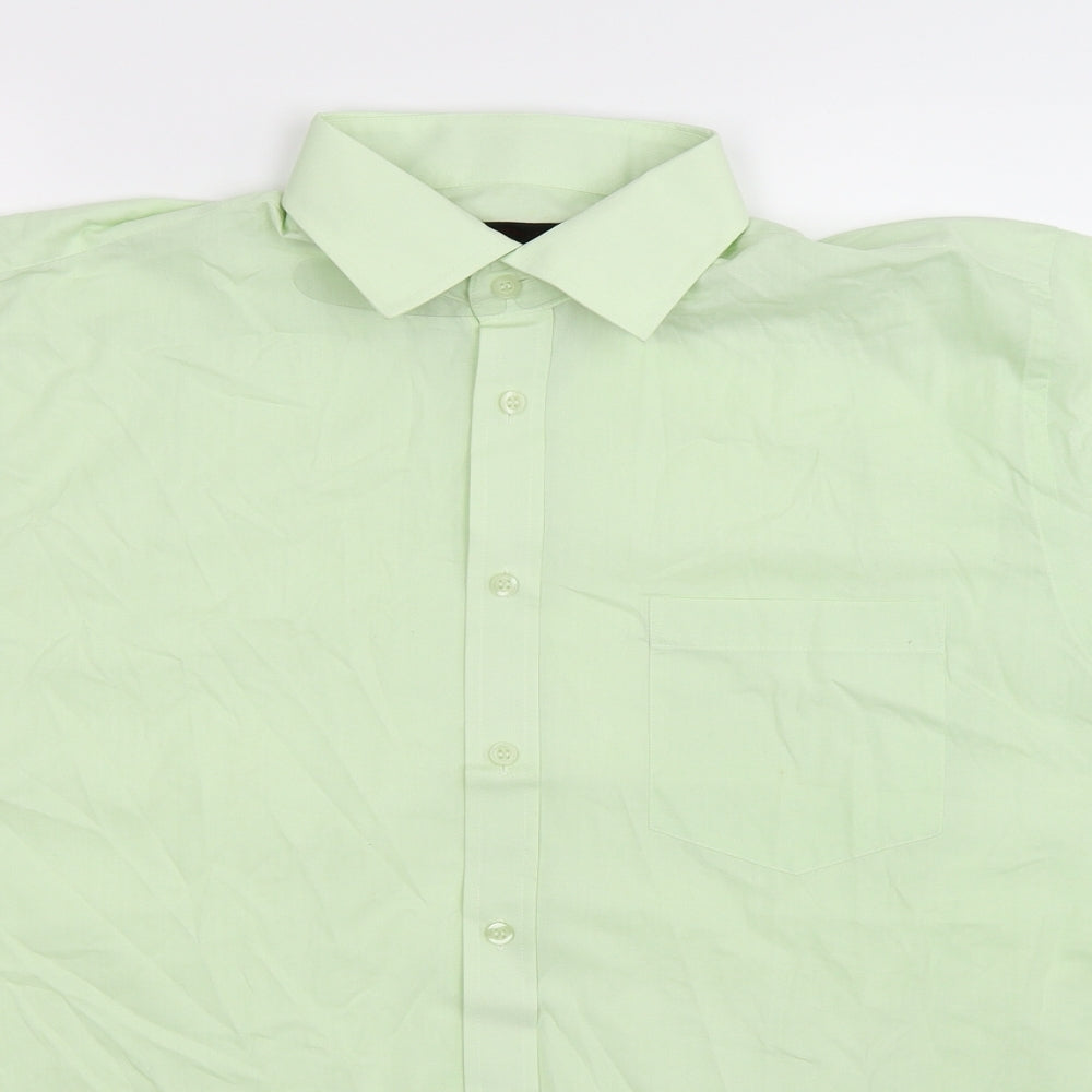 Matalan Mens Green    Dress Shirt Size 16