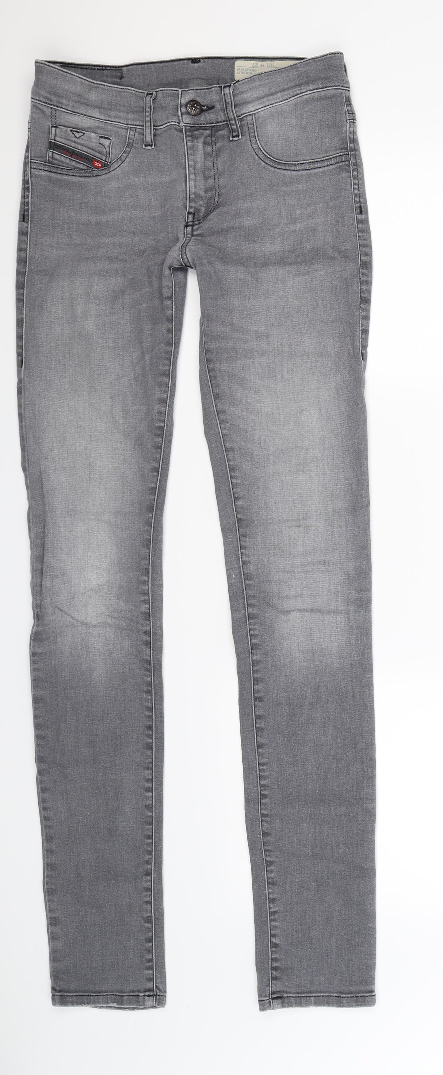 Diesel Womens Grey  Denim Jegging Jeans Size 27 in L33 in