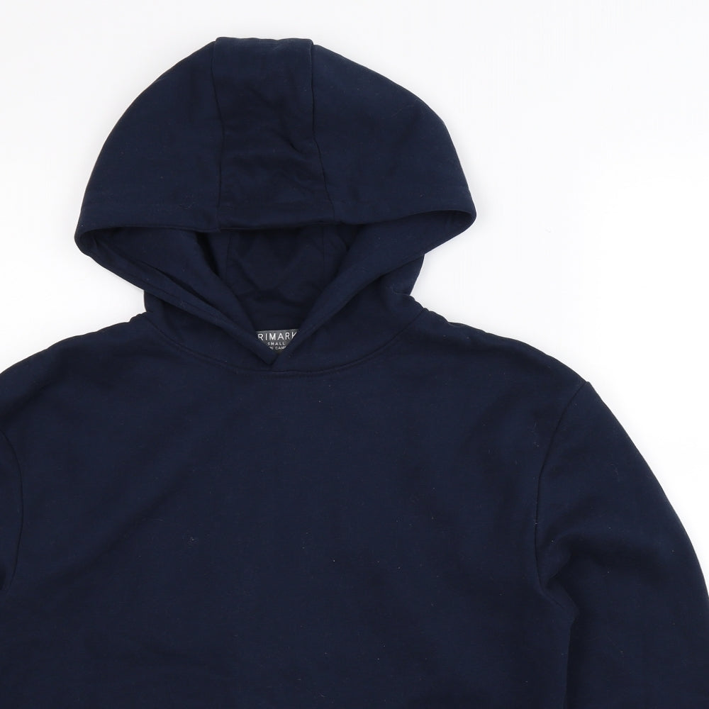 Primark Mens Blue   Pullover Hoodie Size S