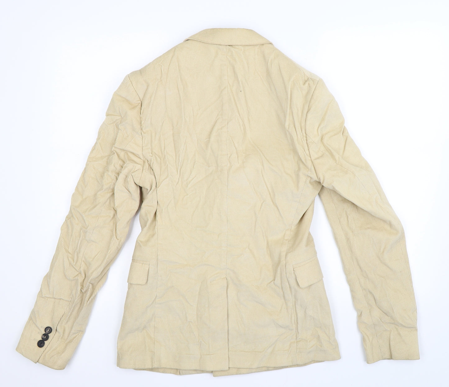 Zara Mens Beige  Corduroy Jacket Blazer Size 36