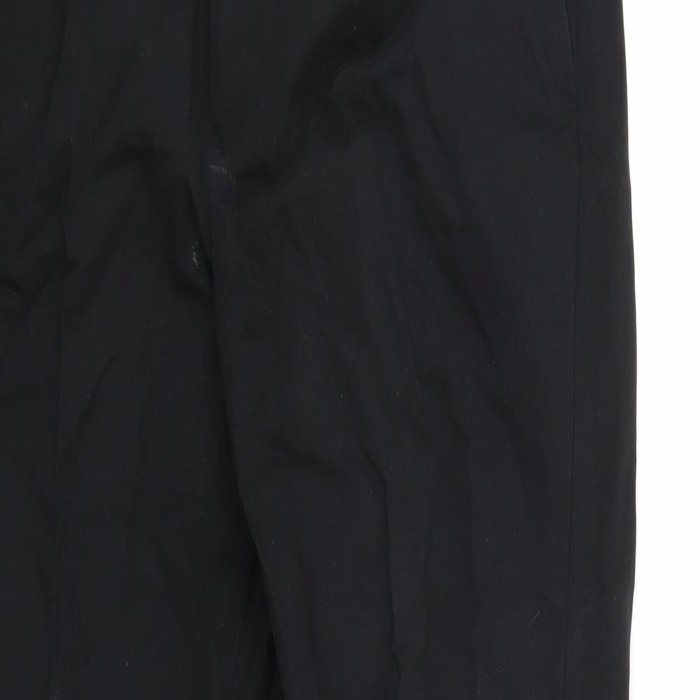 Charles Tyrwhitt Mens Black   Trousers   L32 in