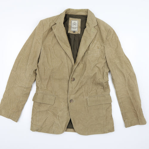 ZARA Man Mens Brown  Corduroy Jacket Blazer Size L