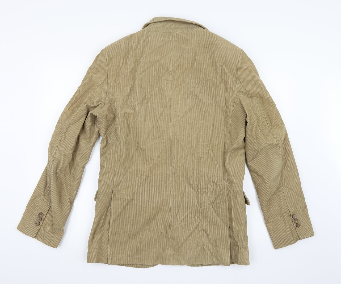 ZARA Man Mens Brown  Corduroy Jacket Blazer Size L