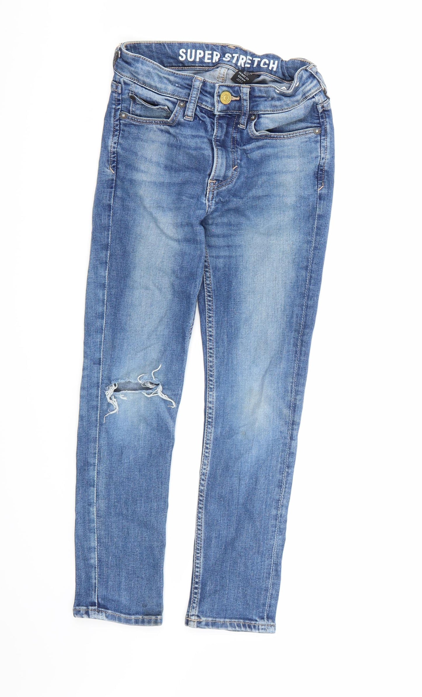 &DENIM Boys Blue  Denim Skinny Jeans Size 9-10 Years