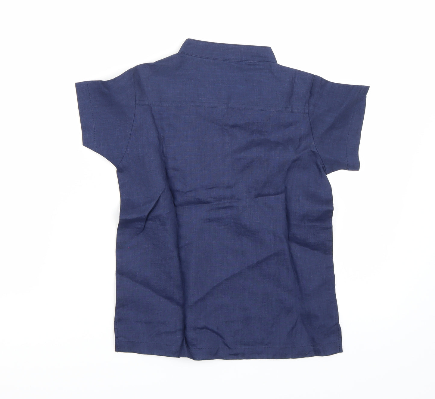 CHOU-CHOU CHIC Boys Blue   Basic Polo Size 6-7 Years