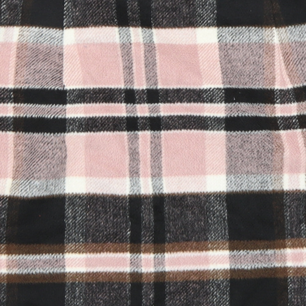 F&F Womens Pink Check  A-Line Skirt Size 12