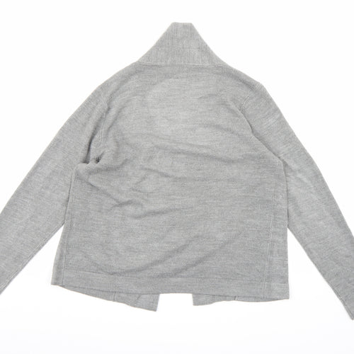 Papaya Womens Grey  Knit Cardigan Jumper Size 12