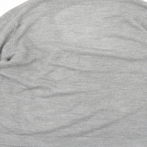 Papaya Womens Grey  Knit Cardigan Jumper Size 12