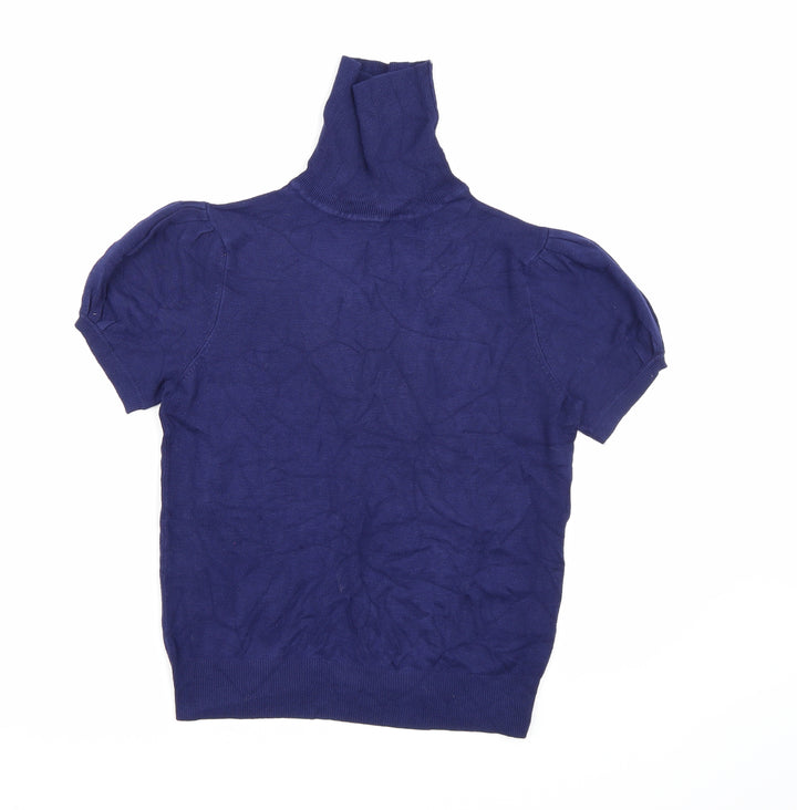 Dorothy Perkins Womens Blue  Knit Pullover Jumper Size 14