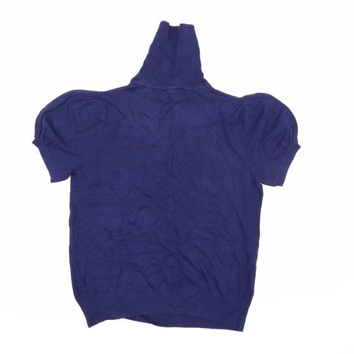 Dorothy Perkins Womens Blue  Knit Pullover Jumper Size 14