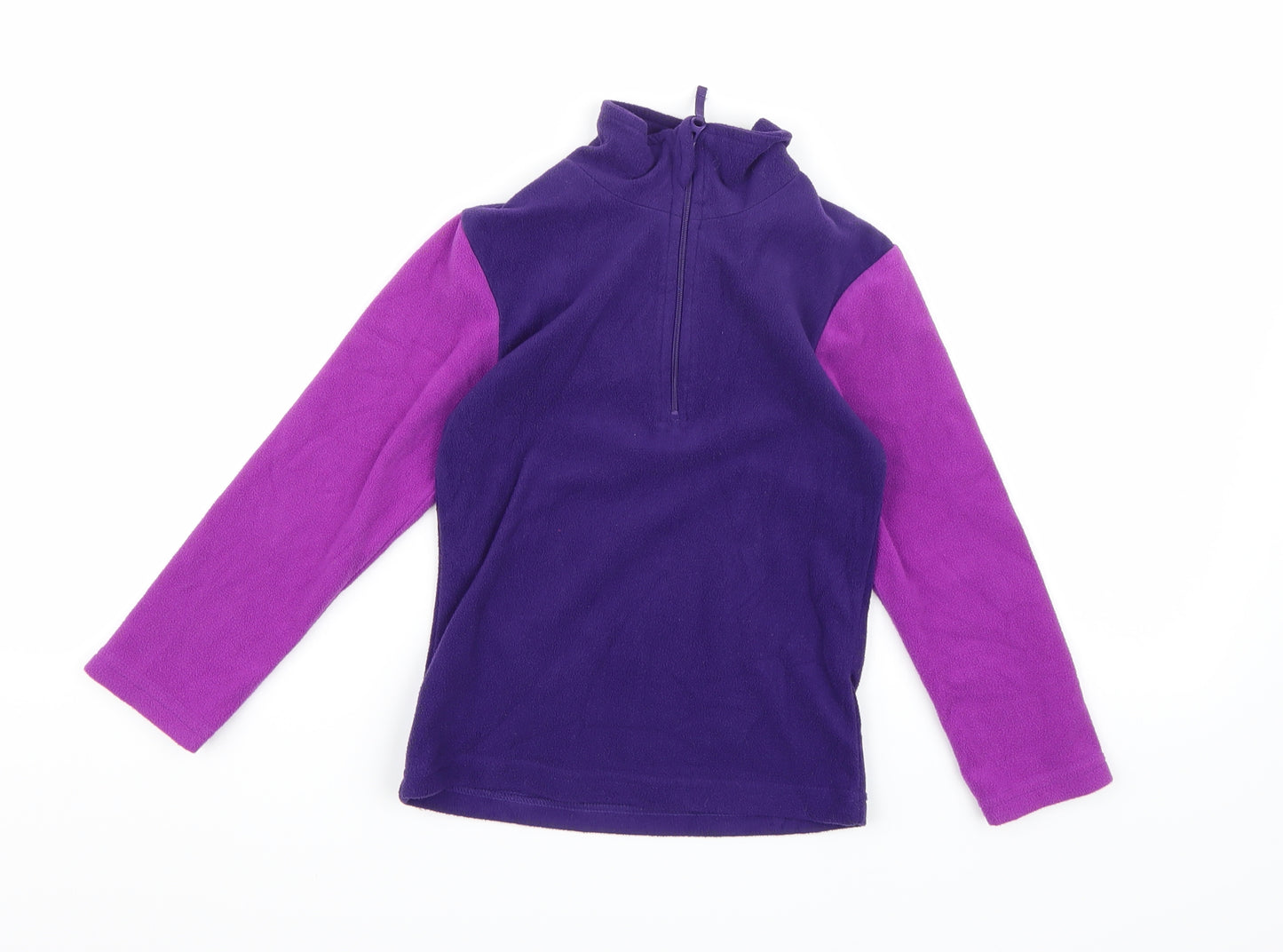 Mountain Warehouse Girls Purple  Fleece Jacket  Size 3-4 Years