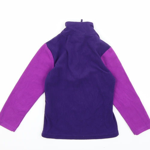 Mountain Warehouse Girls Purple  Fleece Jacket  Size 3-4 Years