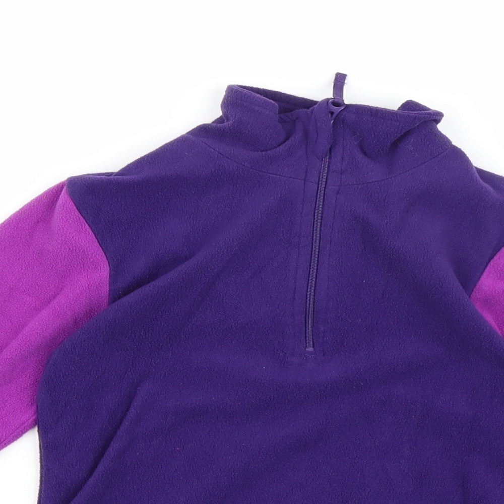 Mountain Warehouse Girls Purple  Fleece Jacket  Size 3-4 Years