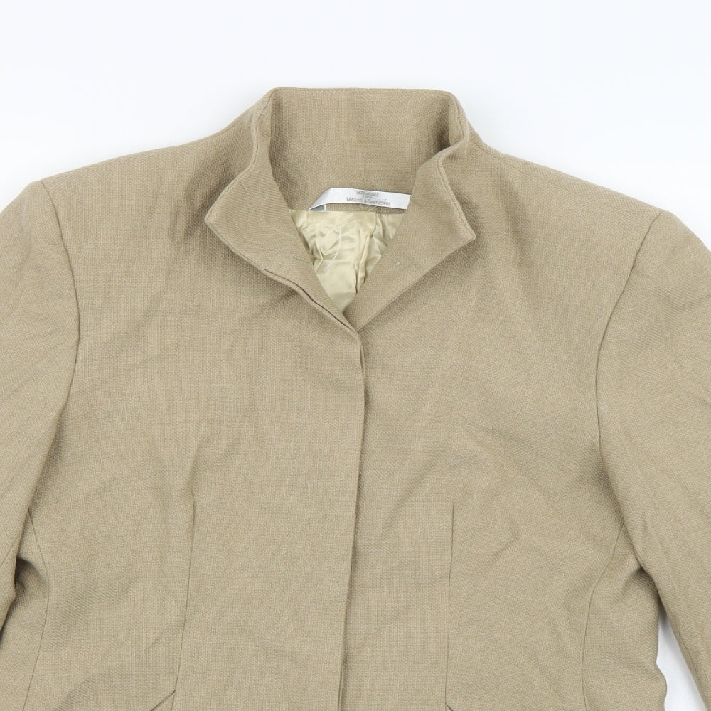 Marks and Spencer Womens Brown   Jacket  Size 10