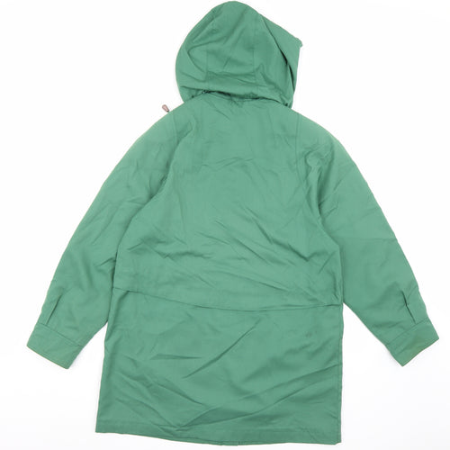 DANNIMAC Womens Green   Overcoat Coat Size S