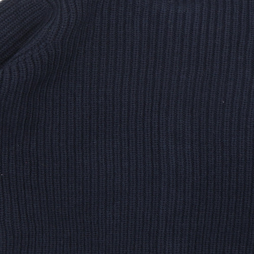 Marks and Spencer Womens Blue  Knit Full Zip Jumper Size 16