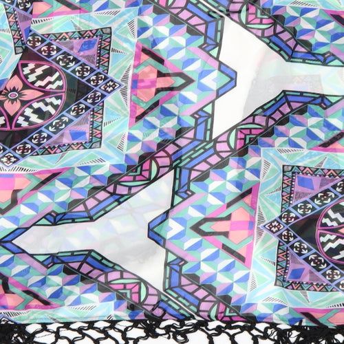 Atmosphere Womens Multicoloured Geometric  Kimono Blouse Size XS