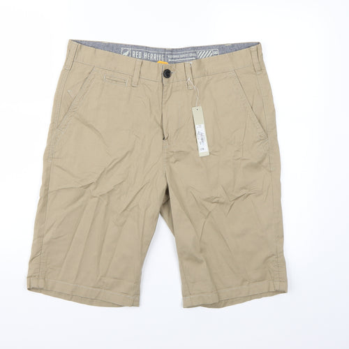 Red Herring Mens Brown   Chino Shorts