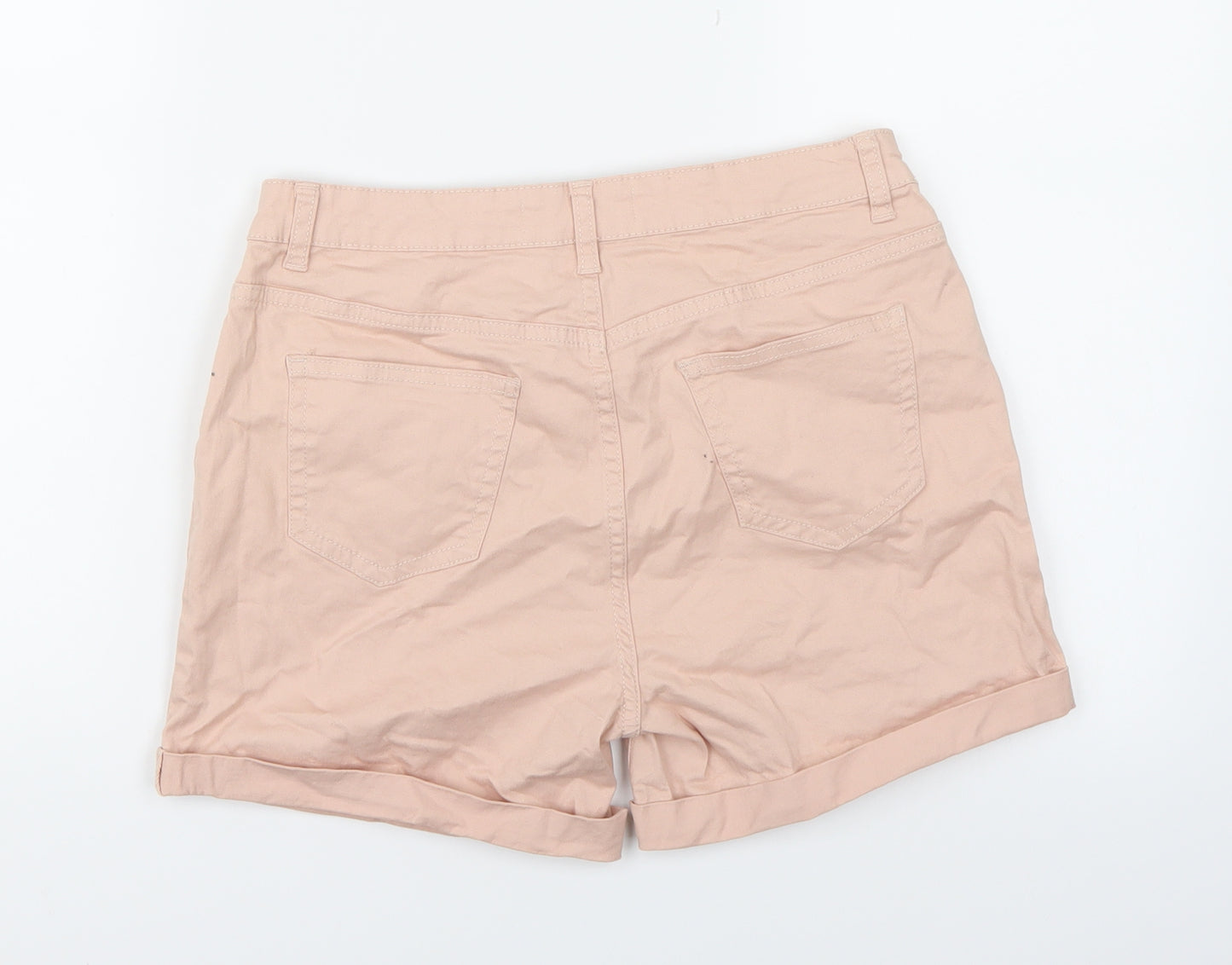 Denim Co. Womens Pink   Chino Shorts Size 12