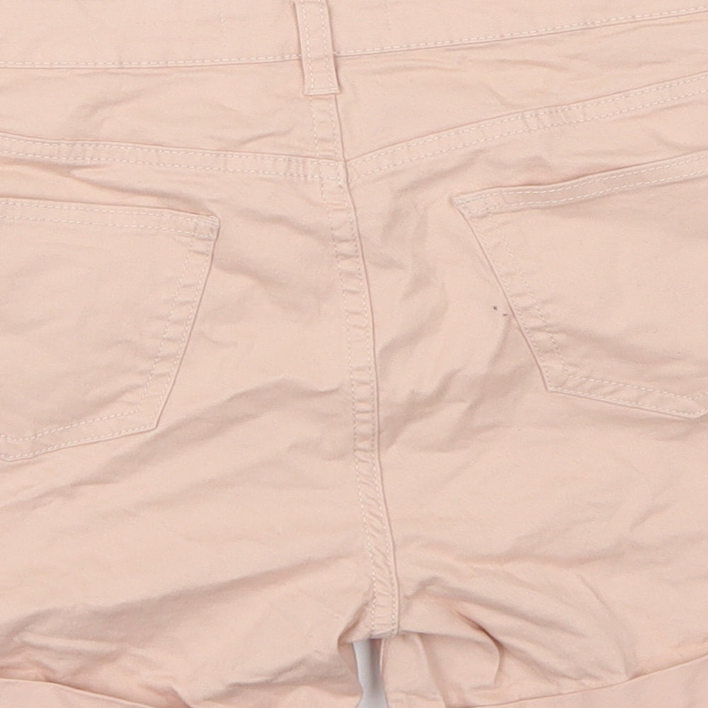Denim Co. Womens Pink   Chino Shorts Size 12