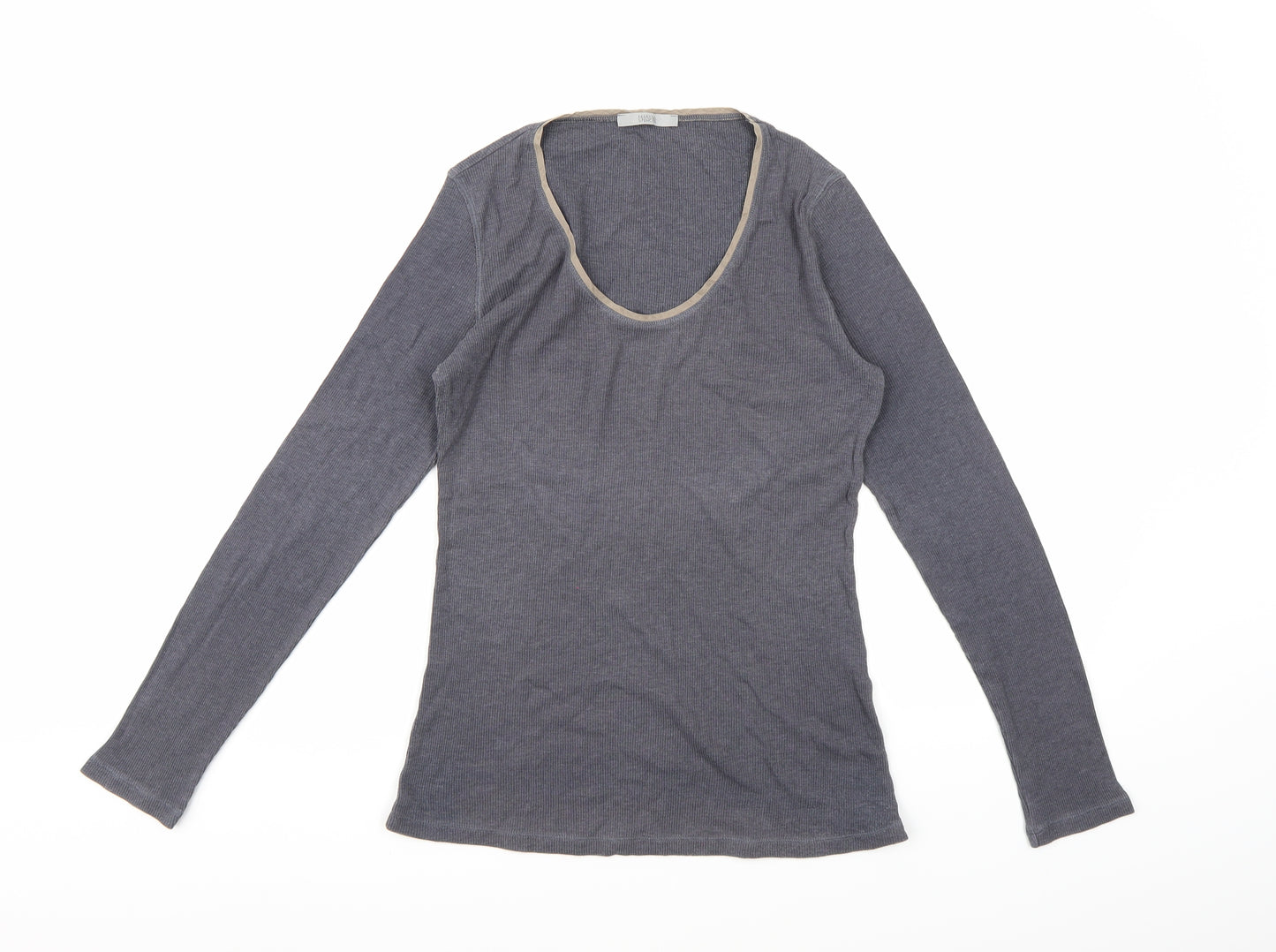Marks and Spencer Womens Grey   Basic T-Shirt Size 14