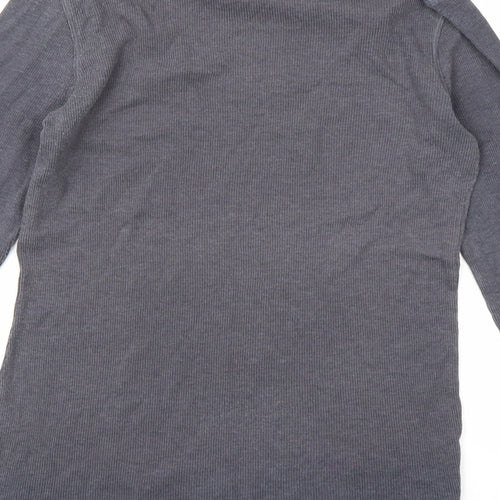 Marks and Spencer Womens Grey   Basic T-Shirt Size 14