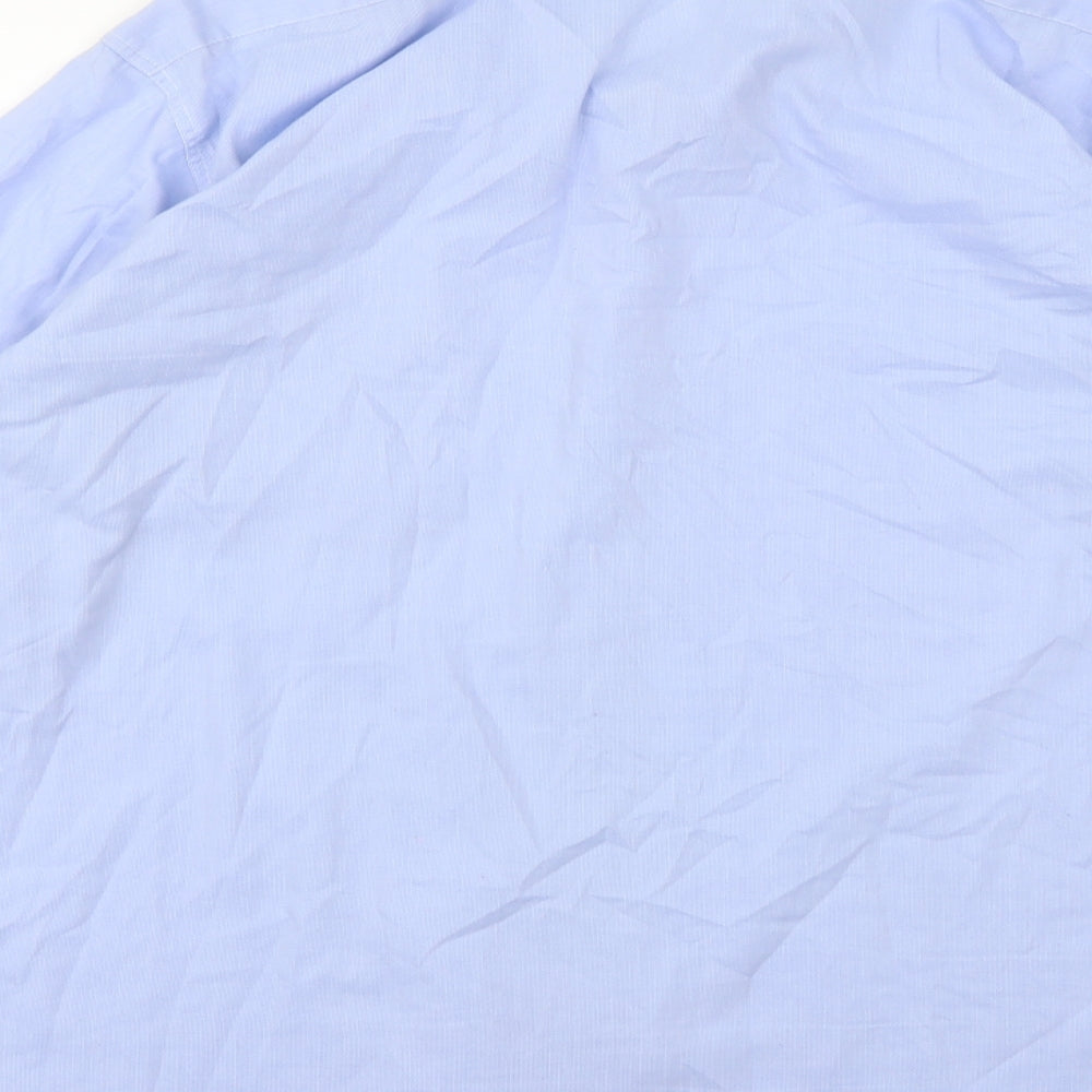 Rael Brook Mens Blue    Dress Shirt Size 17