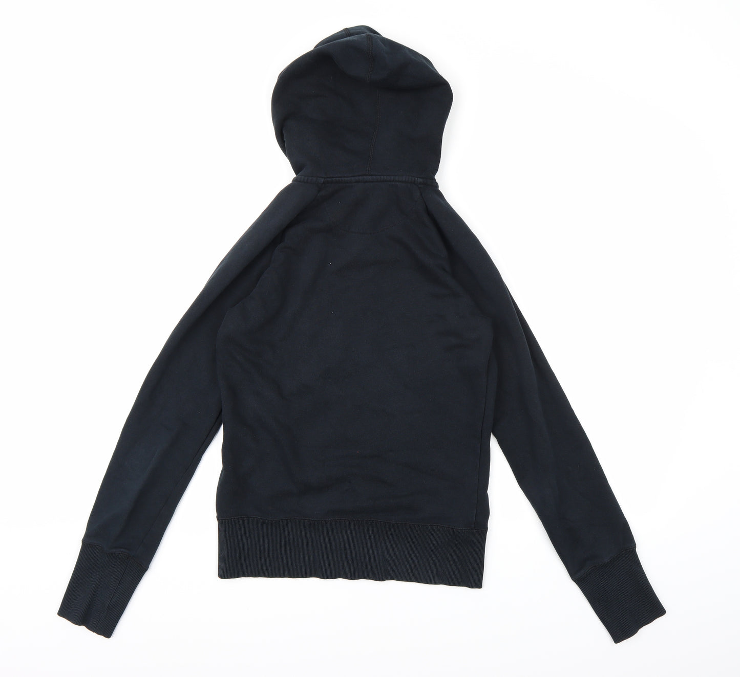 Reebok Womens Blue  Jersey Full Zip Hoodie Size S