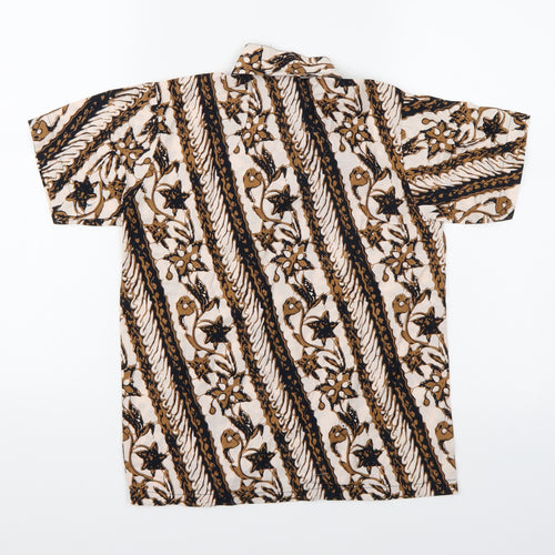 H.A.P Boys Multicoloured Floral  Basic Button-Up Size M